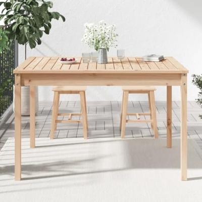 Tuintafel 121x82,5x76 cm massief grenenhout