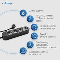 Shelly Power Strip 4 Gen4 schwarz Stopcontact - thumbnail