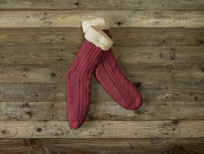 De Witte Lietaer De Witte Lietaer Yamuna Home Socks 35-40 wine red