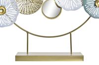 Decoratieve figuren DKD Home Decor Spiegel Gouden Metaal (44 x 8 x 46 cm) - thumbnail