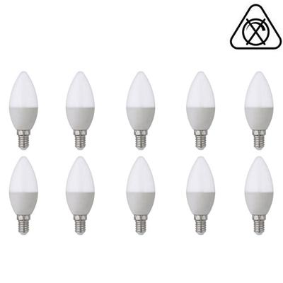 LED Lamp 10 Pack - E14 Fitting - 4W - Helder/Koud Wit 6400K