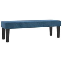 Boxspring met matras fluweel donkerblauw 160x200 cm - thumbnail