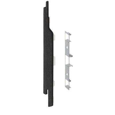 Keralit Eindkap links Zwart eiken (2860) (Sponningdeel 143)