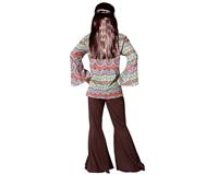 Kostuums voor Kinderen Hippie - Maat: 3-4 Jaar - Maat: 3-4 Jaar - thumbnail