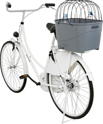 TRIXIE Bagagerek in kunststof en metaal - 36 x 47 x 46 cm - Grijs - Voor hond