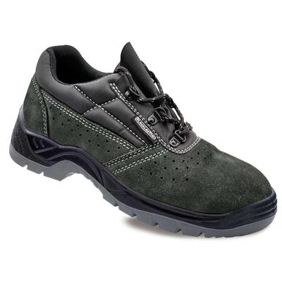 Veiligheidsschoenen s1p src Blackleather Suède Grijs - Maat: 43