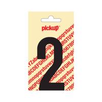 Plakcijfer Nobel 90 mm zwart 2 Pickup - Pickup - thumbnail
