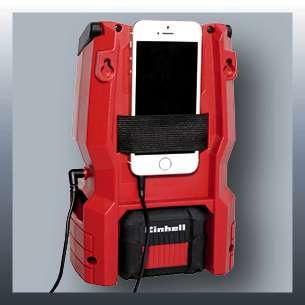 Einhell TE-CR 18 Li-solo Draagbaar Digitaal Zwart, Rood