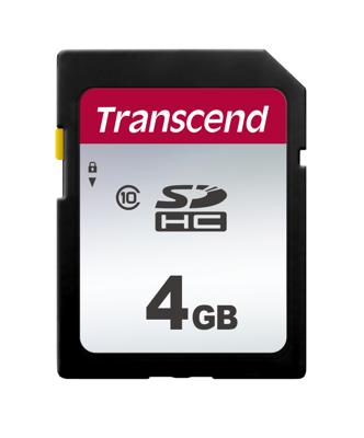 Transcend Premium 300S SDHC-kaart 4 GB Class 10, UHS-I, UHS-Class 1 Transcend Premium 300S SDHC-kaart 4 GB Class 10, UHS-I, UHS-Class 1