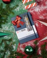 Sakura • notebook squared 21x30cm deep indigo - thumbnail