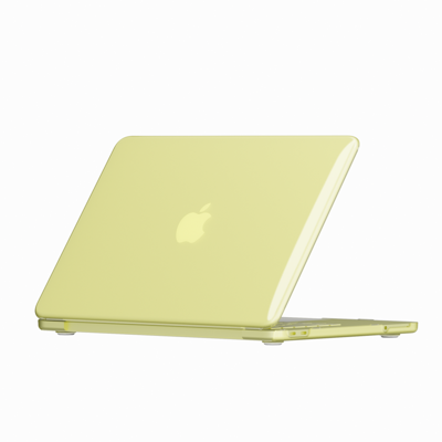 Lunso MacBook Neo cover hoes - case - Glanzend Citrine Lunso MacBook Neo cover hoes - case - Glanzend Citrine