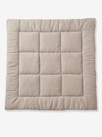 Effen bi-materiaal vloermat / boxkleed taupe - thumbnail