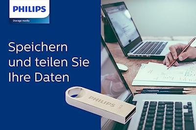 Philips Moon edition USB flash drive 128 GB USB Type-A 2.0 Zilver Philips Moon edition USB flash drive 128 GB USB Type-A 2.0 Zilver