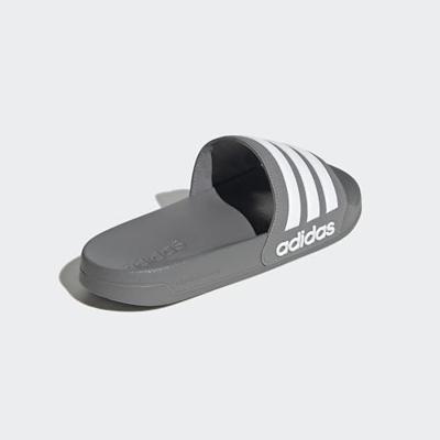 adidas Adilette Shower Slippers Donkergrijs Wit