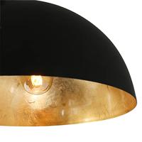 Steinhauer Hanglamp semicerikel 2556 zwart goud - thumbnail