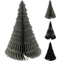 Papieren Boom 57 cm Zwart/Grijs Assorti - thumbnail