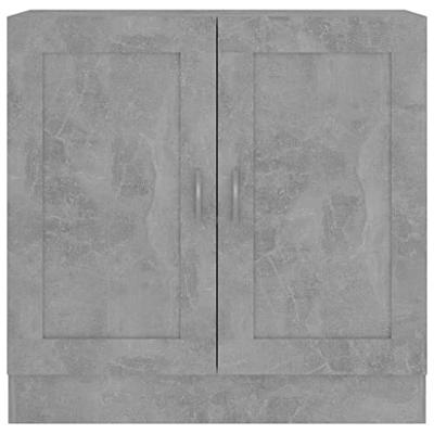 VidaXL Boekenkast 82,5x30,5x80 cm bewerkt hout betongrijs