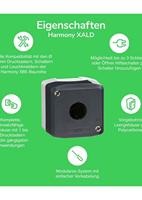 Schneider Electric XALD134 Harmony XALD134 Keuzetoets In behuizing Draaischakelaar Donkergrijs, Lichtgrijs 1 x 90 ° Draai-ontgrendeling 1 stuk(s) - thumbnail