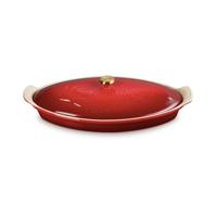 LE CREUSET - Aardewerk - Ovenschaal Vis Heritage 34cm Kersenrood - thumbnail