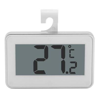 Grote LCD Koelkast thermometer met instelbare standaard magneet digitale thermometer (wit)