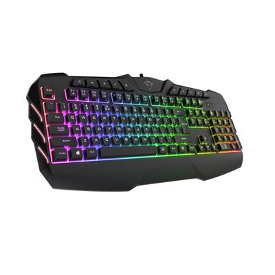 Trust GXT881 ODYSS Semi-Mechanical Keyboard Toetsenbord Zwart Trust GXT881 ODYSS Semi-Mechanical Keyboard Toetsenbord Zwart