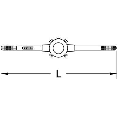 KS Tools 3310002 Snijijzerhouder DIN 225