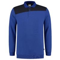 Tricorp polosweater - Bicolor Naden - 302004 - koningsblauw/marine blauw - maat S - thumbnail