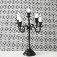 Boltze Home Kandelaar h40cm zwart alu 5-armig - thumbnail