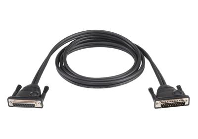Aten 2L2705 seriële kabel Zwart 4,8 m DB-25