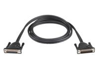 Aten 2L2705 seriële kabel Zwart 4,8 m DB-25 - thumbnail