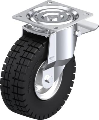 Blickle L-VLE 255K-ST Zwenkwiel met rem Wieldiameter: 250 mm Draagvermogen (max.): 450 kg 1 stuk(s) Blickle L-VLE 255K-ST Zwenkwiel met rem Wieldiameter: 250 mm Draagvermogen (max.): 450 kg 1 stuk(s)