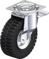 Blickle L-VLE 255K-ST Zwenkwiel met rem Wieldiameter: 250 mm Draagvermogen (max.): 450 kg 1 stuk(s) - thumbnail