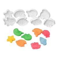Colorations - uitdrukvormpjes zeedieren, 8st. - thumbnail