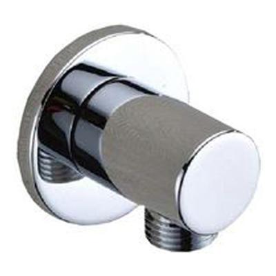 Wandaansluitbocht rond 1/2" chroom