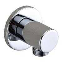 Wandaansluitbocht rond 1/2" chroom - thumbnail