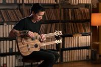 Ortega HYDRA-BSTE Double Neck Bass Tenor Uke dubbele elektrisch-akoestische ukelele met gigbag - thumbnail