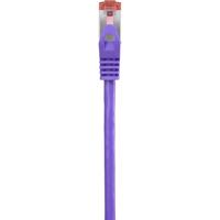 Renkforce RF-4724918 RJ45 Netwerkkabel, patchkabel CAT 6 S/FTP 1.00 m Violet Snagless, Vergulde steekcontacten, Vlambestendig 1 stuk(s) - thumbnail