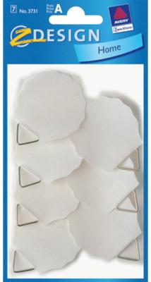 Avery AV-3731 Schilderijhanger Z-design Home 40mm Wit Pakje A 5 Stuks