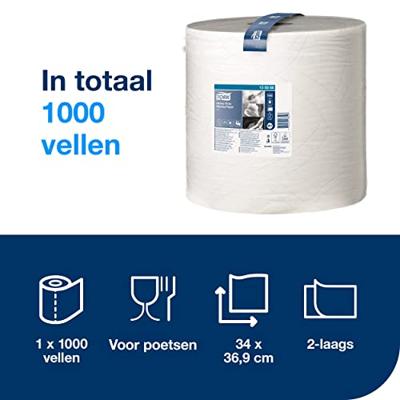 Poetspapier tork w1 heavy duty premium 2laags wit Poetspapier tork w1 heavy duty premium 2laags wit