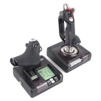 Logitech G Flight Control System Zwart, Zilver USB 2.0 Vluchtsimulator Analoog/digitaal PC - thumbnail