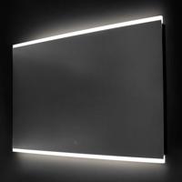 Brauer Jasper Spiegel - Rechthoekig - 120 cm - met Directe LED-Verlichting - Dimbaar - met Touchbediening - thumbnail
