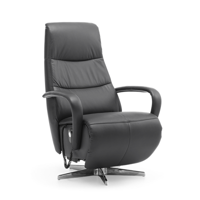 Sta-op Stoel J-104 Zwart Leer Sta-op Stoel J-104 Zwart Leer