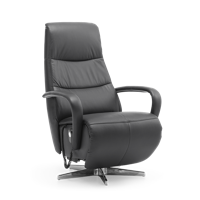 Sta-op Stoel J-104 Zwart Leer - thumbnail