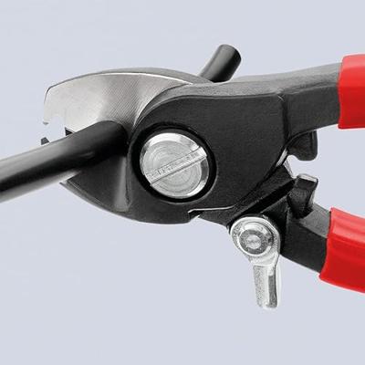 Knipex 95 41 165 95 41 165 Kabelschaar Geschikt voor (striptechniek) Aluminium- en koperkabel, een- en meerdraads 12 mm 35 mm²