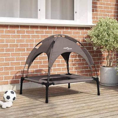 VidaXL Hondenbed bruin 76 x 62 x 70,5 cm staal VidaXL Hondenbed bruin 76 x 62 x 70,5 cm staal