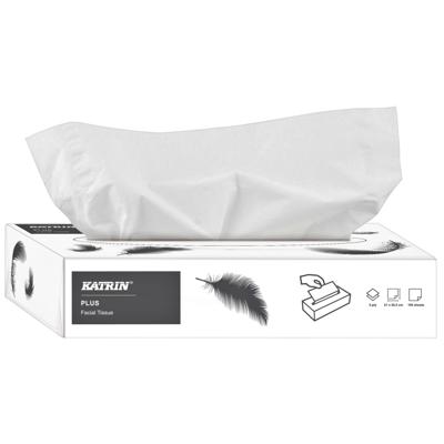 Facial tissues Katrin Plus 2-laags 100 vel wit 11797 | 40 stuks