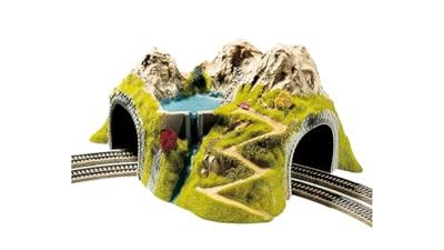 NOCH 05180 H0 Tunnel 2-sporig Kant-en-klaar model, Gebogen