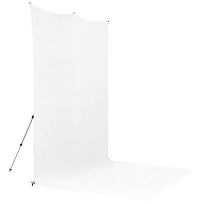 Westcott X-Drop Pro rimpelbestendige achtergrond - High-Key White Sweep (8' x 13')