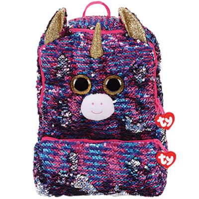 TY Fashion Rugzak Rosette Unicorn Square 26x20cm TY Fashion Rugzak Rosette Unicorn Square 26x20cm