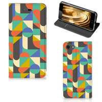 iPhone 7 | 8 | SE (2020) | SE (2022) | Hoesje met Magneet | Funky Retro - thumbnail